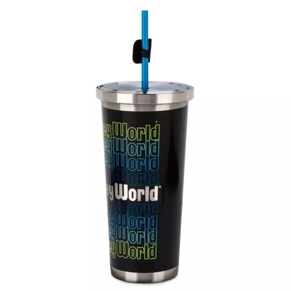 Walt Disney World Stainless Steel Tumbler with Straw - Picture 2 of 3